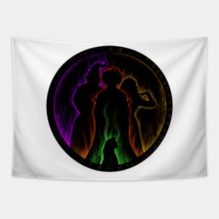 Hocus Pocus Sanderson Sisters and Binx Tapestry