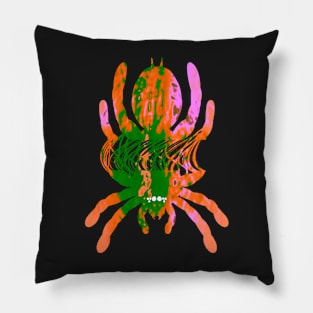 Tarantula Silhouette V73 (Tie Dye) Pillow