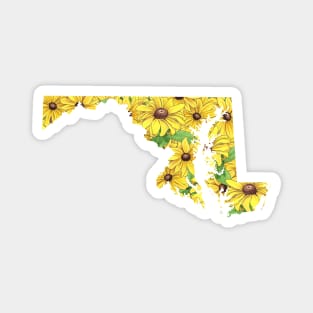 Maryland in Flowers Magnet