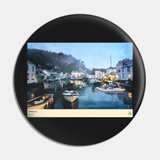 Polperro, Cornwall, Travel poster (Landscape) Pin