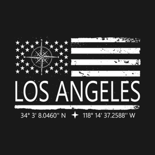 Us Flag Los Angeles, Los Angeles City Love T-Shirt