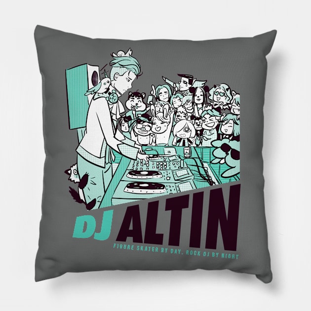 DJ Altin Shirt 1 Pillow by Astrayeah