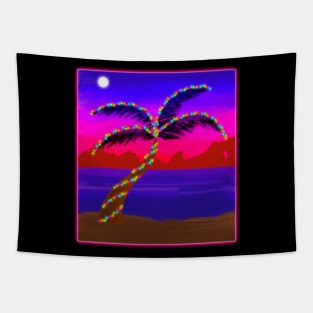 Christmas Palm Tree Tapestry