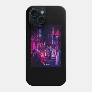 Tokyo Street Neon Synthwave Phone Case