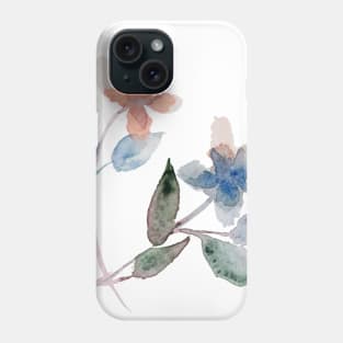 Watercolor flowers Phone Case