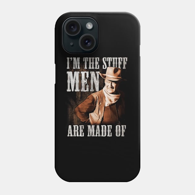 John Vintage Wayne The drama Stuff Phone Case by davidhedrick