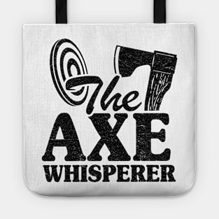 The Axe Whisperer Funny Axe Throwing Gift Tote