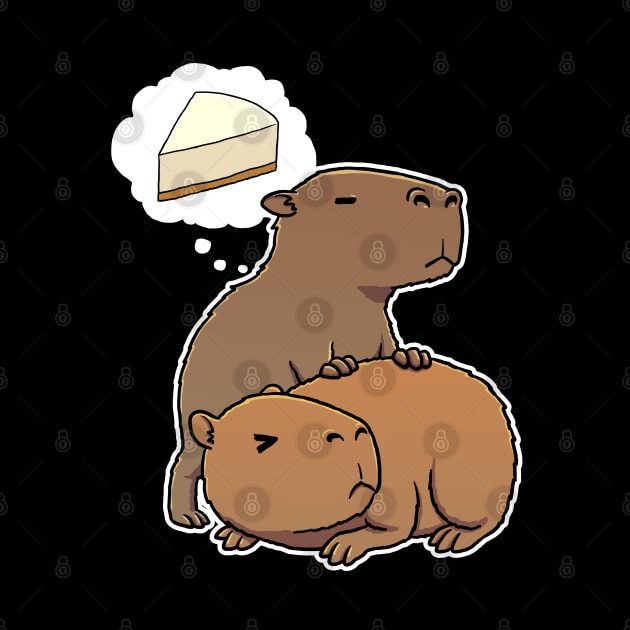 Capybara hungry for Cheese Cake by capydays