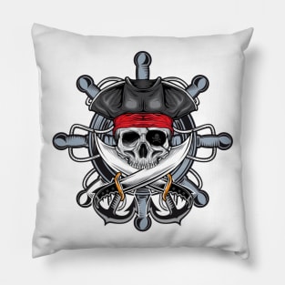 Skull Pirates Pillow