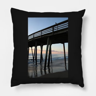 Virginia Beach Pier in the early morning hours Pillow