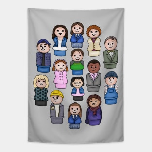 Stars Hollow Inhabitants Tapestry