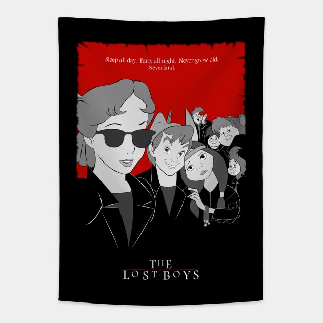 The Lost Boys Tapestry by Art By James Hance