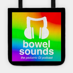 Bowel Sounds Rainbow Logo Tote