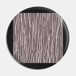 Pine Needles - Abstract organic lines in soft grey and off white Pin