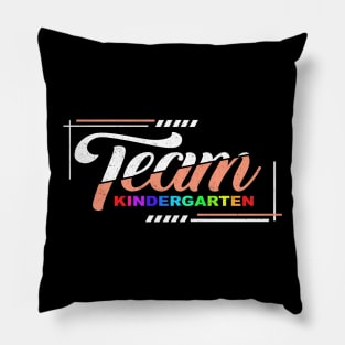 'Team Kindergarten' Cute Kindergarten Teacher Gift Pillow