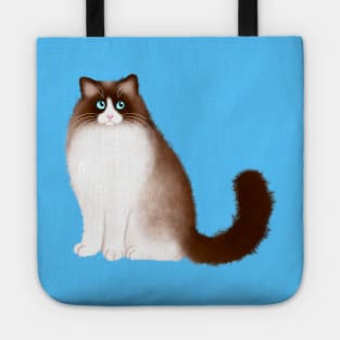 Ragdoll Cat Sitting Tote