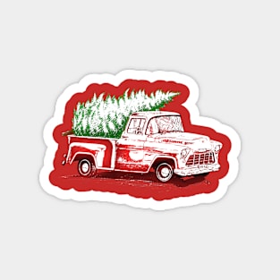 Christmas Tree Pickup Magnet