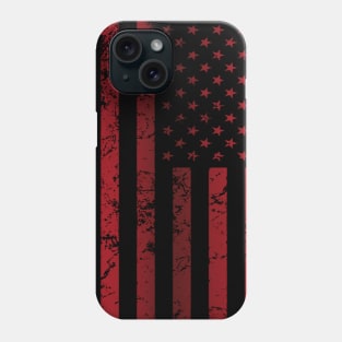 Red American flag Phone Case