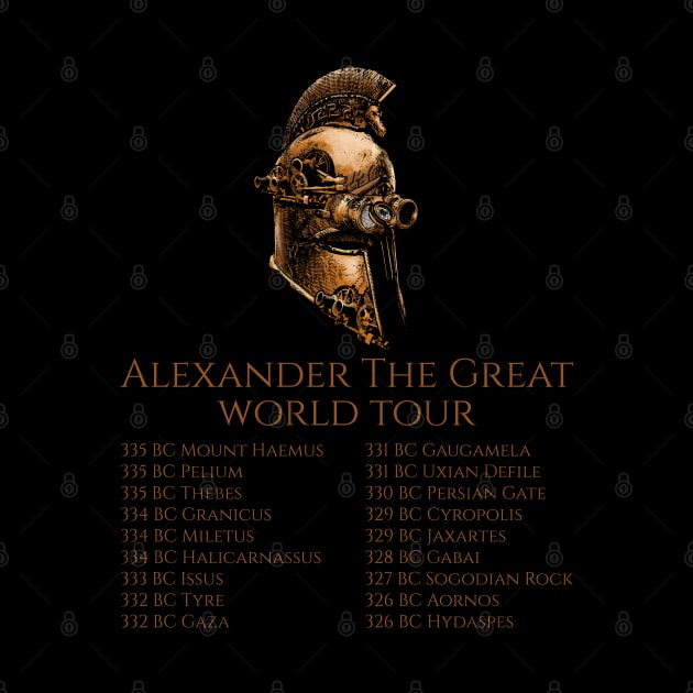 Alexander The Great World Tour - Ancient Greek Steampunk Helmet by Styr Designs