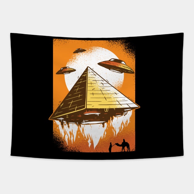 Egypt Pyramids beautiful design Tapestry by Midoart