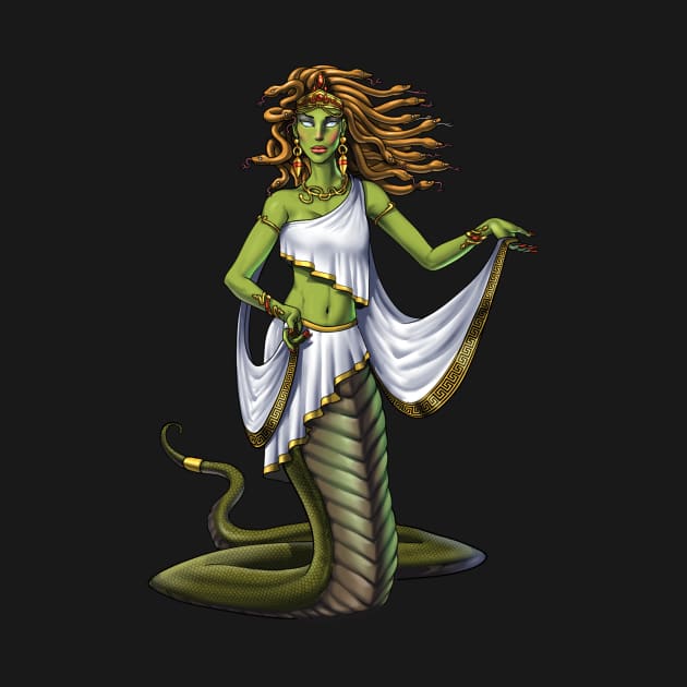 Greek Goddess Medusa by underheaven