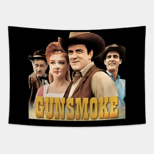 Vintage Movie 60s Retro Western Vibe Tapestry