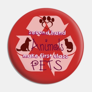 SAFE second hand animals Pin