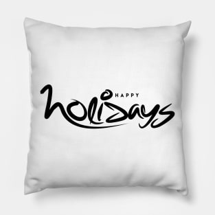 Happy Holidays Pillow