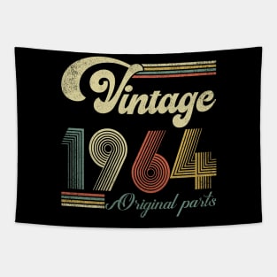 Retro Vintage 1964 60th Birthday Gift Men Women 60 Years Old Tapestry