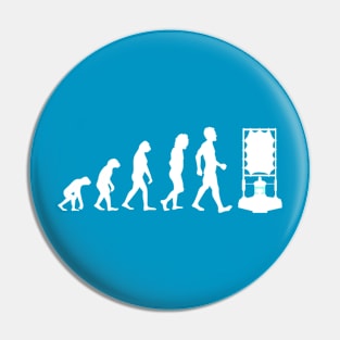 Dr Who's Human Evolution Pin