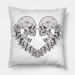 skulls love Pillow