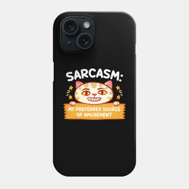 Sarcasm Phone Case by salihgonenli