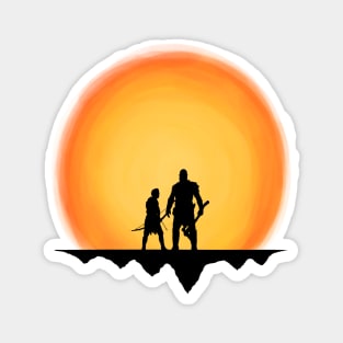 Kratos & Atreus - God of War Magnet