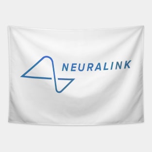 Neuralink Future Logo Elon Musk Company Brain Implant Tapestry