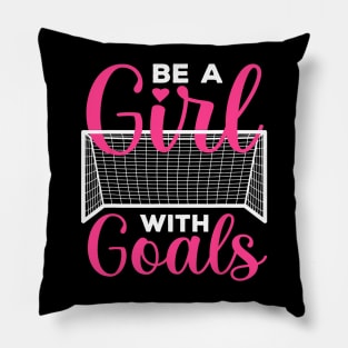 Funny Soccer Art For Girls Soccer Lovers Players Pillow