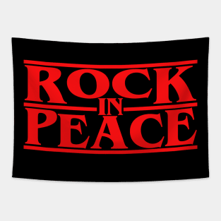 Rock In Peace Metal Music 80s vintage retro rip rock gods Tapestry