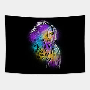 Sketch Owl colors Tapestry