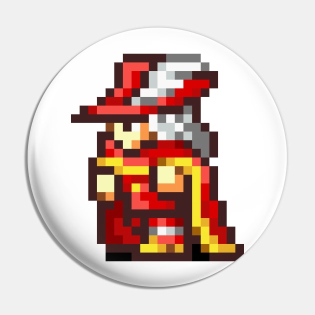 Red Mage Class Pin by SpriteGuy95