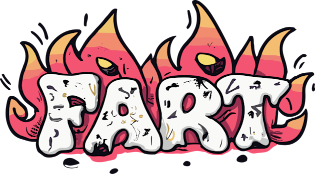 Fart Kids T-Shirt by Tiberiuss