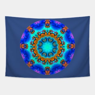 Mandala Magic - Kaleidoscopic Fractal 2.10.2024 C Tapestry