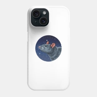 Grey Rat Under the Stars Phone Case