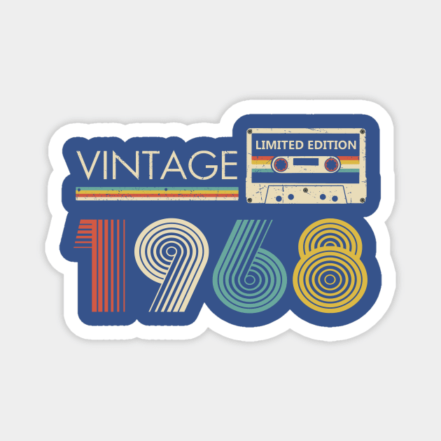 Vintage 1968 Limited Edition Cassette Magnet by louismcfarland