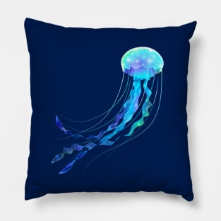 Glowing jellyfish Pillow