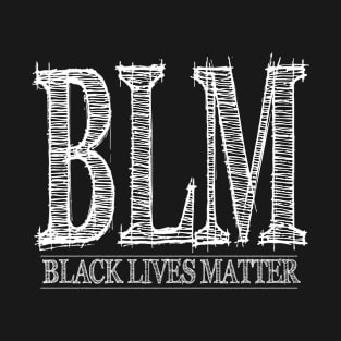 Black Lives Matter White T-Shirt