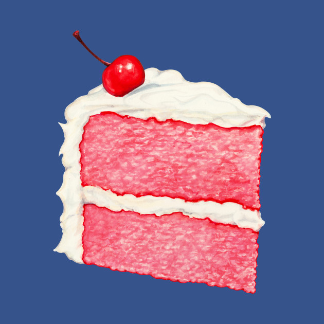 Cherry Cake - Cake - T-Shirt