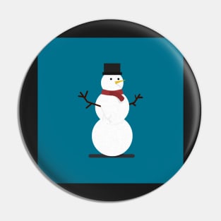 Snowman Pin