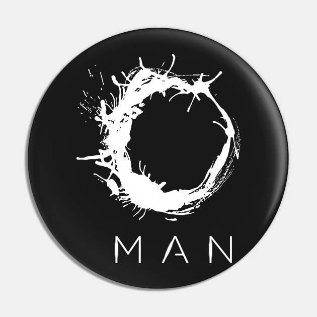 Arrival - Man white Pin by AO01