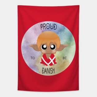 Proud to be Danish (Sleepy Forest Creatures) Tapestry