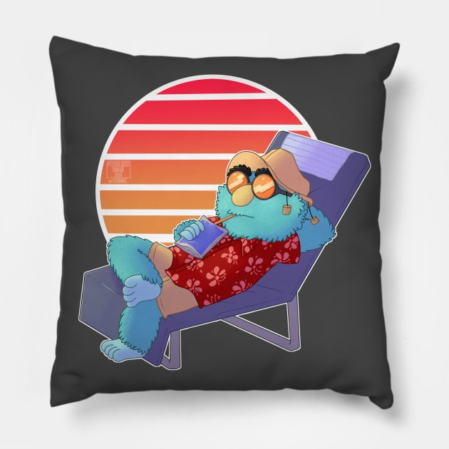 Chill Professor Pillow by PsychologistTongue