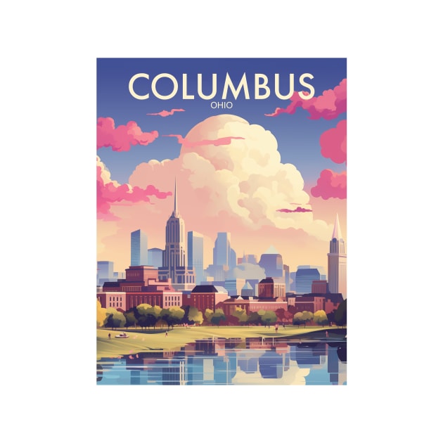 COLUMBUS by MarkedArtPrints